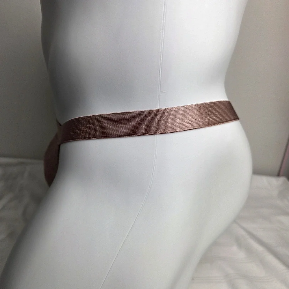 Cosabella Men's Luxury Italian Lace Thong Taupe Designer Underwear XL